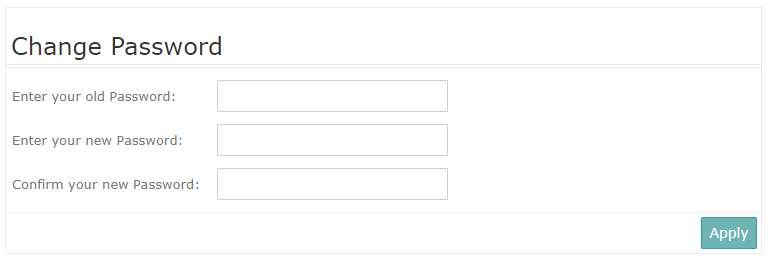 Change password